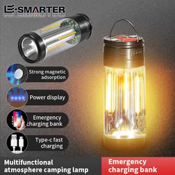 Multifunction USB Charging Camping Lights  Waterproof Tent Lamp Outdoor Camping LED Flashlight Hanging Lantern Emergency Lights