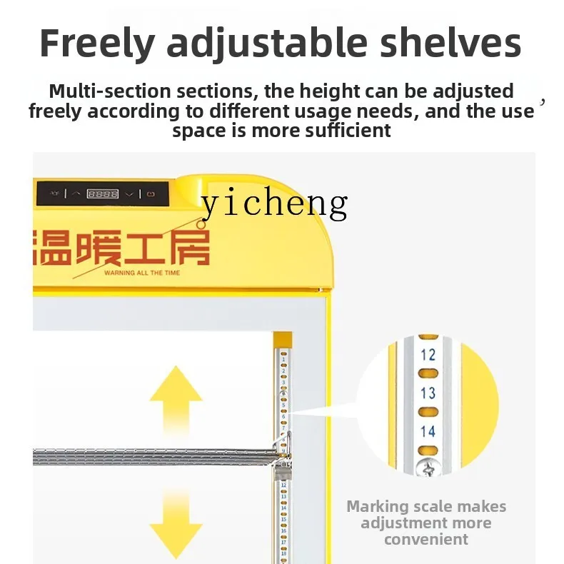 

ZZ desktop incubator hot drink display cabinet commercial egg tart milk constant temperature household vertical heater