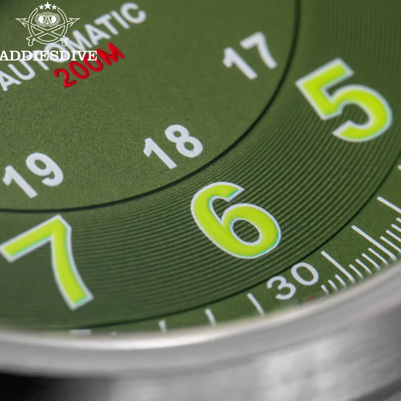 Addiesdive DRESS NH35A الياقوت التلقائي ساعة ميكانيكية 39 مللي متر موضة ساعات رجالية 200 متر الغوص مقاوم للماء مضيئة ساعة اليد