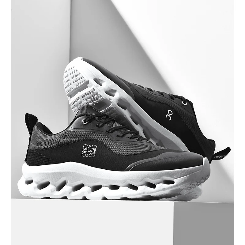 

Thick Bottom Running Shoes Men Platform Sneakers Man Jogging Shoes Original Black Casual Men's Sports Shoes zapatillas de hombre