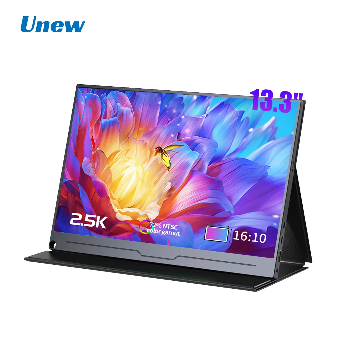 13.3 inch 1080P 2.5K Portable Monitor Display External Screen for Gaming Laptop PS3/PS4 Switch Monitors for Mini PC Tablet