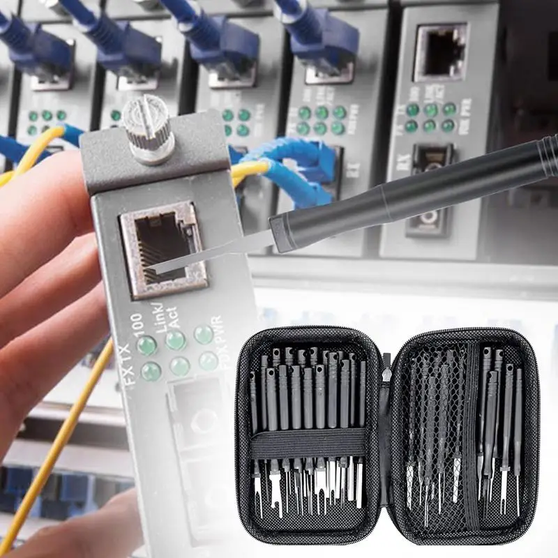 

Electrical Pin Removal Tool 30pcs/set Depinning Tool Terminal Ejector Kit Automotive Terminal Release Kit Portable Automotive