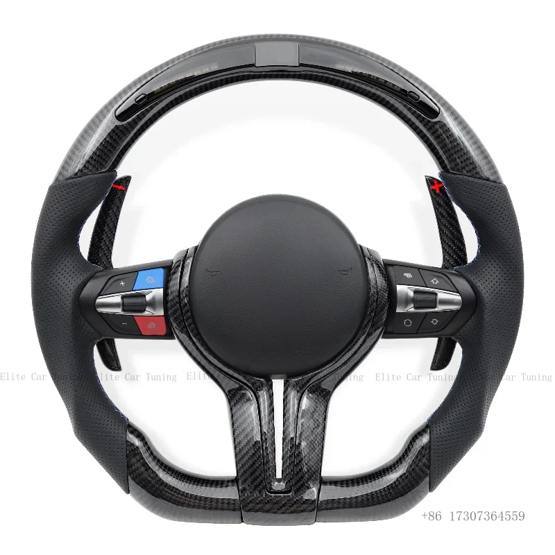 

Carbon Fiber LED Steering Wheel For BMW F01 F02 F06 F07 F10 F11 F20 F22 F31 F34 F32 F33 F36 F80 F82 F87 E90 E91 E92 E60 E39 E46