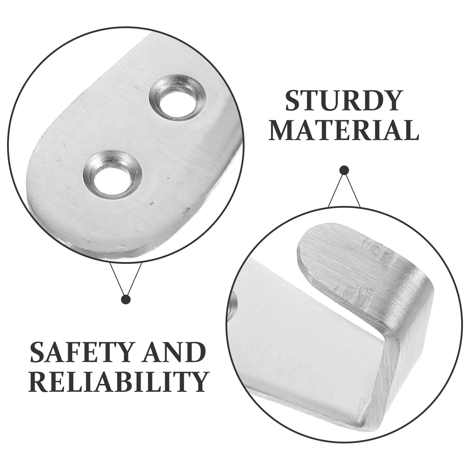 

2Pcs Ladder Hooks Heavy Duty Stainless Steel Bunk Bed Accessories Loft Ladder Replacement Camper Brackets Bunk Bed Accessories