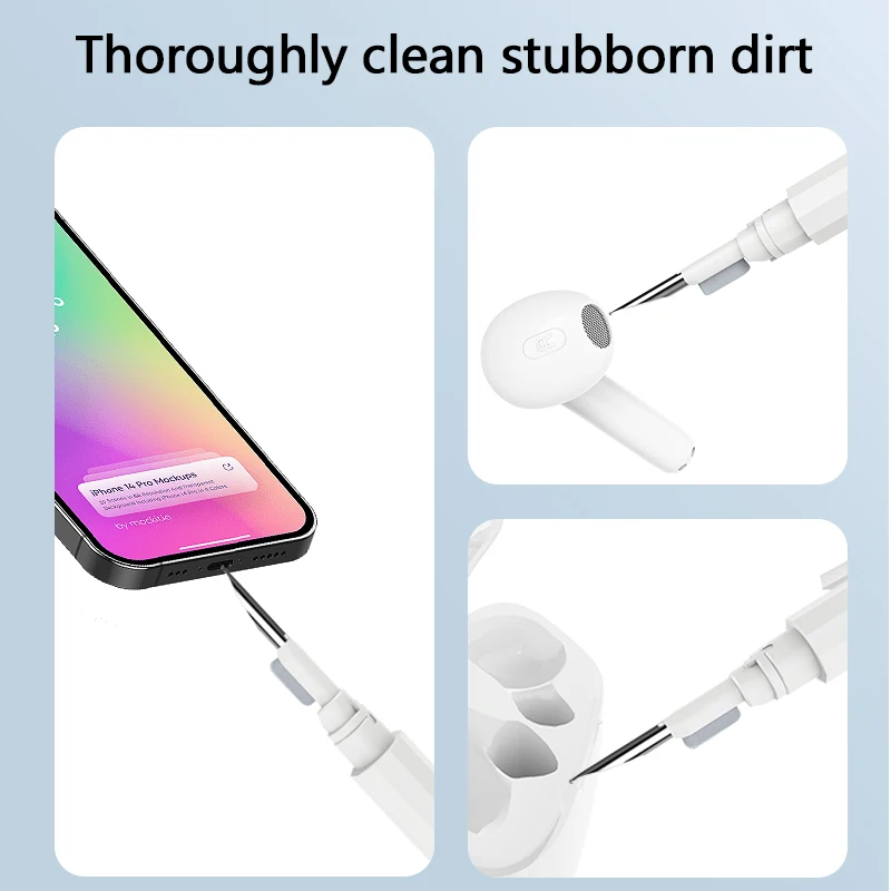 Vyvylabs Bluetooth Earphones Cleaning Tool for Airpods Pro 3 2 1 Durable Earbuds Case Cleaner Kit Clean Brush Pen For Xiaomi