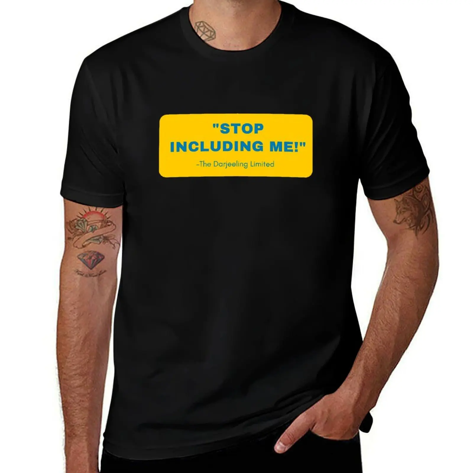 

Wes Anderson 'The Darjeeling Limited' Quote T-Shirt boys whites graphics customs design your own clothes for men
