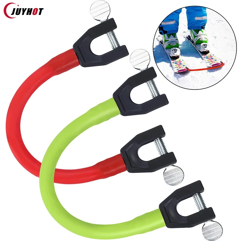 Ski Connector Ski Clip Children Skiing Safety Beginners Winter Ski Training Aid Outdoor Exercise Sport Snowboard Accessories