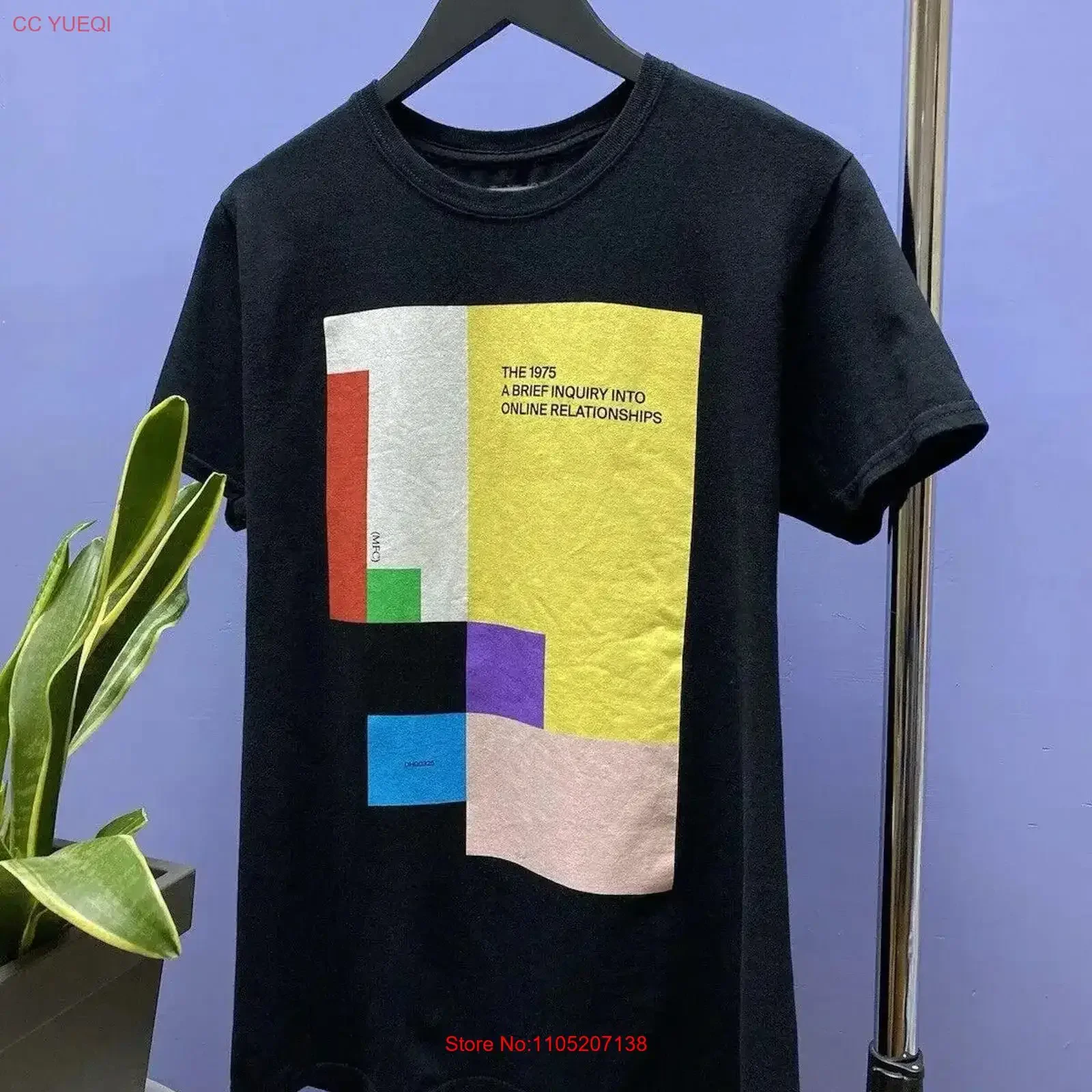 

The 1975 Album Promo Tour T Shirt Indie Rock Band Size M Black vintage Washed Casual Stylish Soft Slightly Versatile vintage