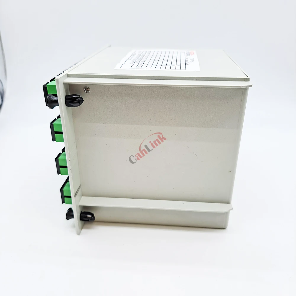 Imagem -04 - Apc Plc 1x32 Splitter Fiber Optical Box Ftth Plc Splitter Box com 1x32 Planar Waveguide tipo Optical Splitter 15 Pcs sc