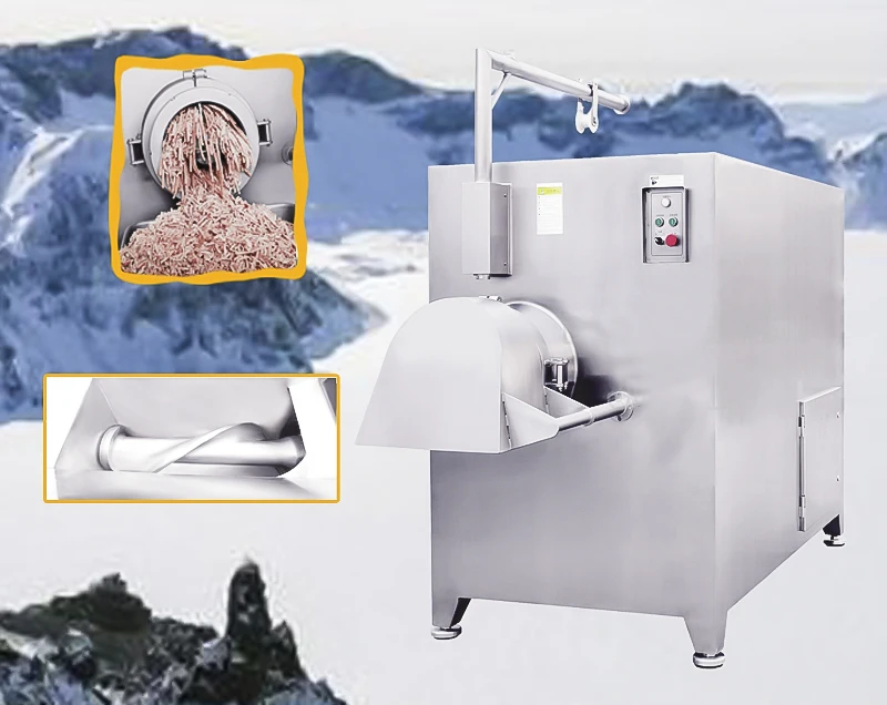 الفولاذ المقاوم للصدأ الصناعية كبيرة منخفضة الضوضاء JR300 مفرمة اللحم المجمد