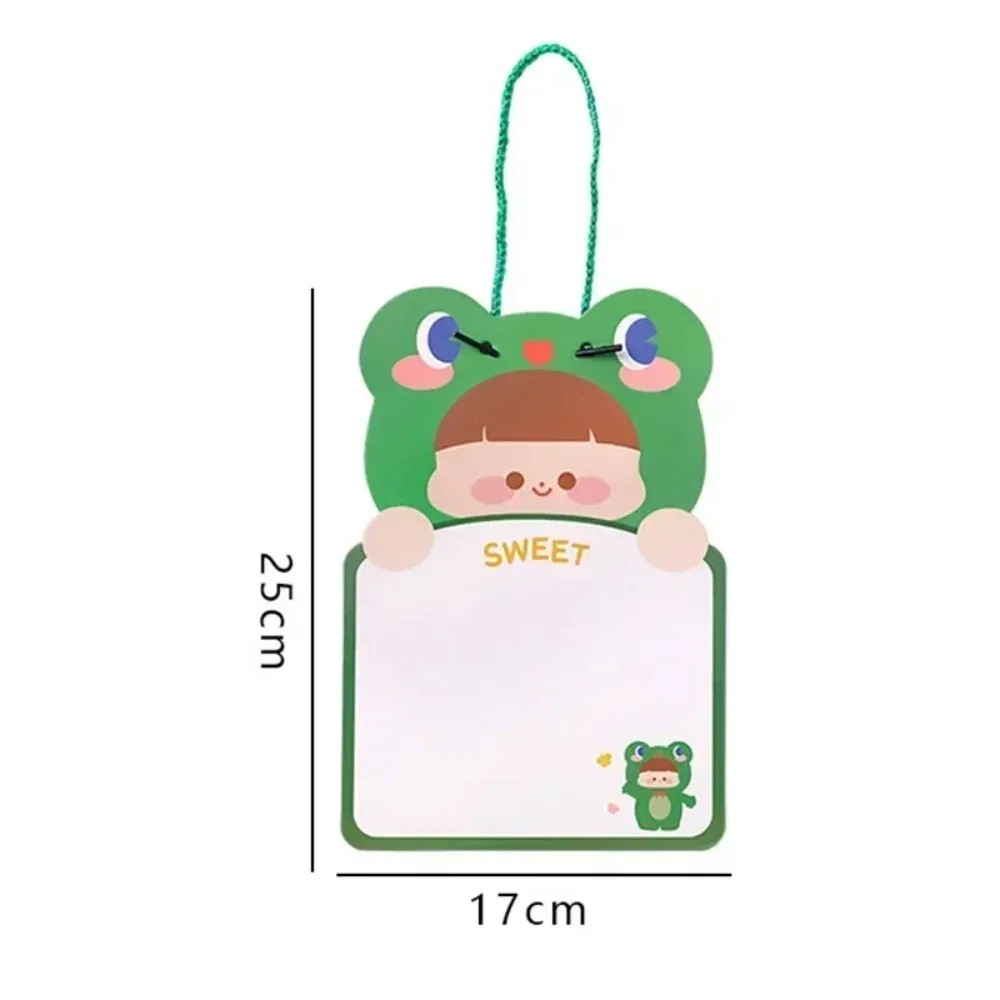 어린이 지울 수있는 양면 드로잉 보드 교수형 메시지 낙서 쓰기 패드 장난감 화이트 보드 펜 아이 생일 선물