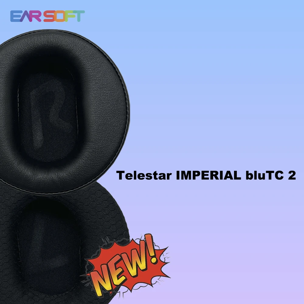 Almohadillas de repuesto Earsoft para auriculares Telestar IMPERIAL bluTC 2, funda para orejeras, accesorios