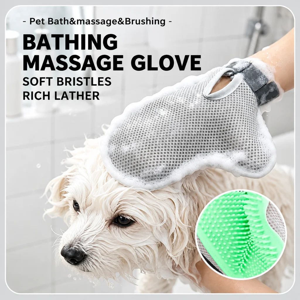 Kit de aseo para mascotas, 4 p - Slicker Brush Self Cleaning Pet Grooming reseña y precio