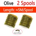 2 Carretes de Hilo de Coser Color Oliva