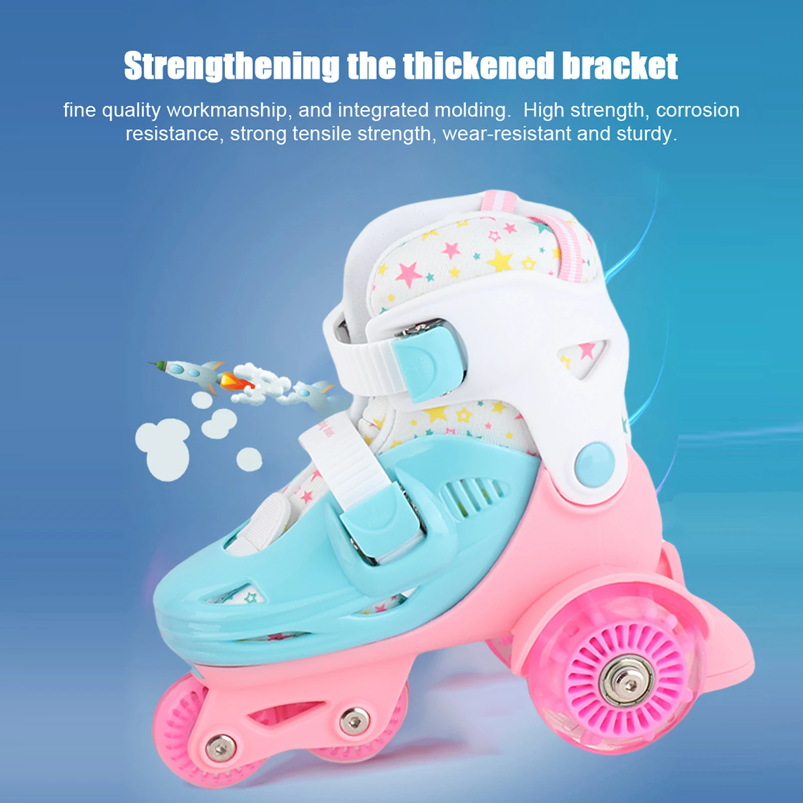 

Flash Skating Shoes Kids Beginner Roller Skating Shoes Set Children Skates with Kneepad Elbow Pads Helmet Barrier Backpack Rolle