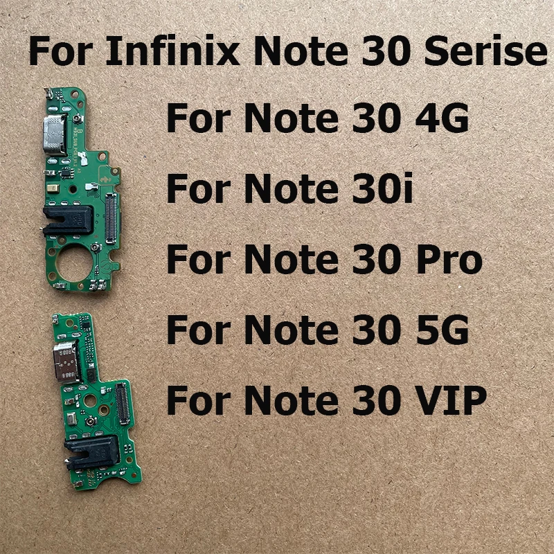 USB Charging Dock Board Connector For Infinix Note 30 30i Pro VIP 4G 5G PCB Charger Port Flex Cable