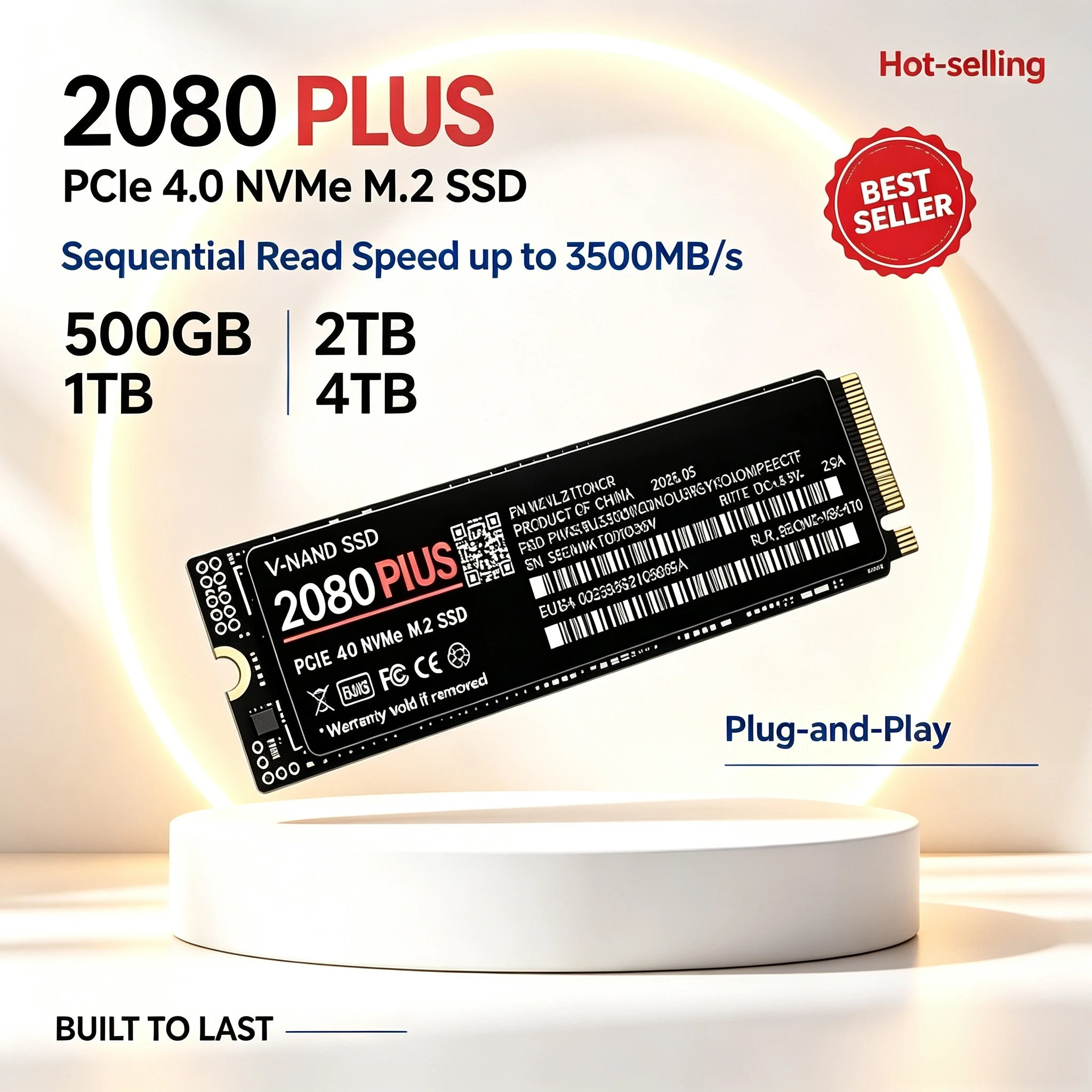 M.2 Nvme 4Tb Pcie 4.0 Ssd - 500 ГБ, 1 ТБ, 2 ТБ,