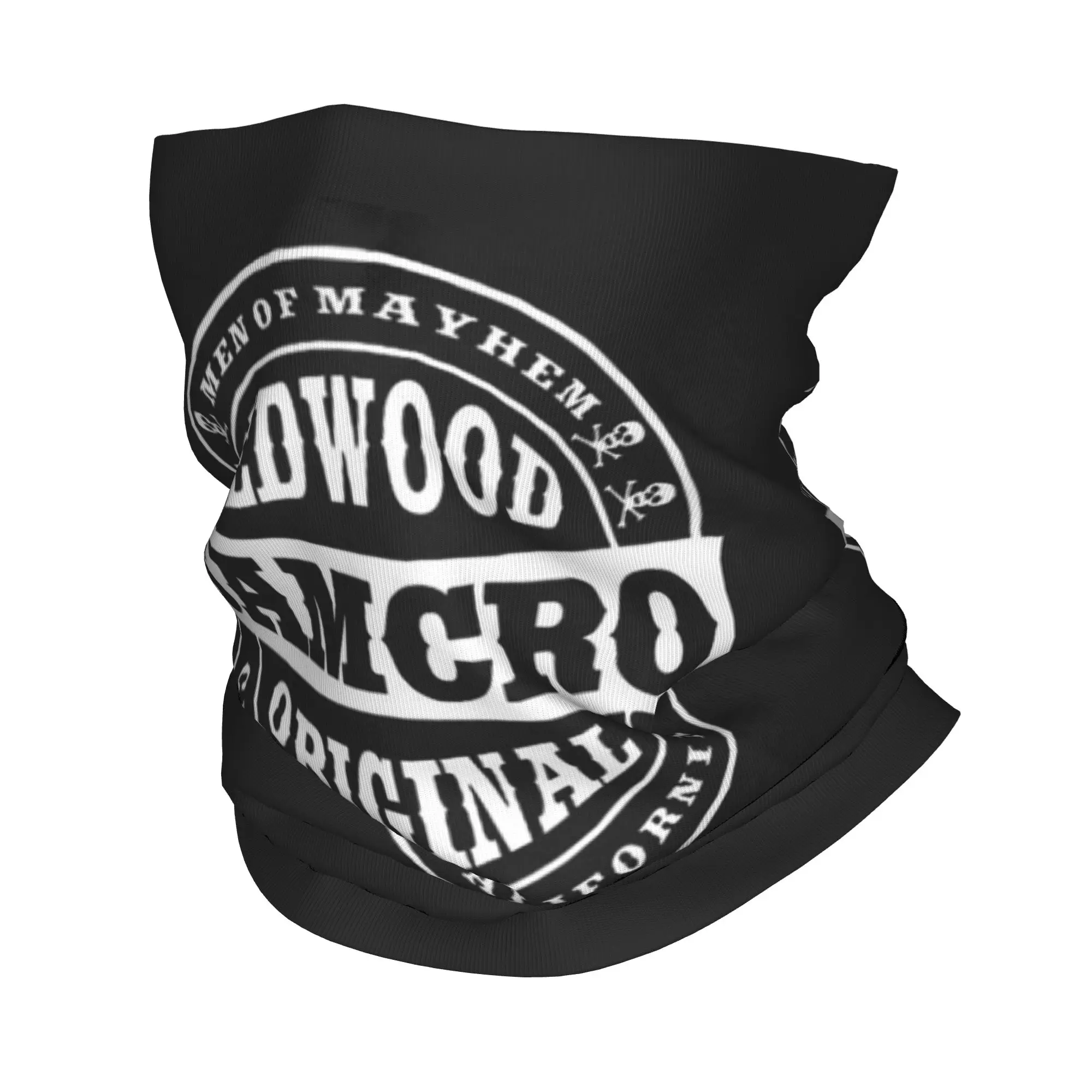 Sons of Anarchy Samcro SOA Bandana, pasamontañas con estampado, bufanda, pasamontañas multifunción, para senderismo, pesca, unisex, para adultos