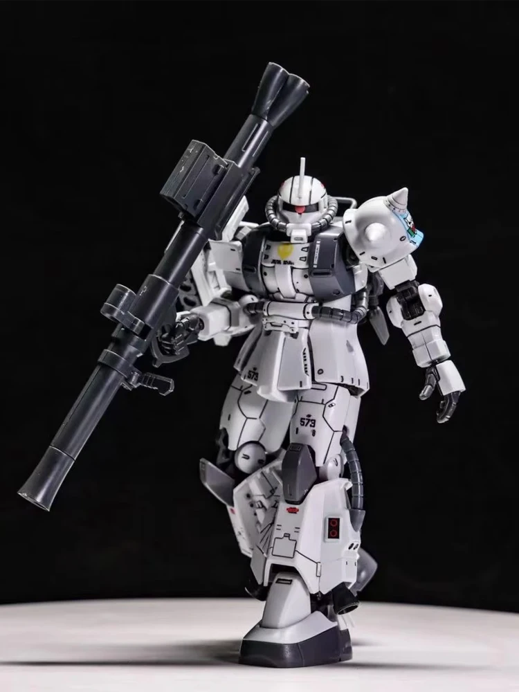 Xingdong 1:144 Hg White Wolf Zaku Modele montażowe Gto Zaku2 Figurka Mech Ms-05 Zaku Statuetka Anime Kolekcja figurek Zabawka dla dzieci