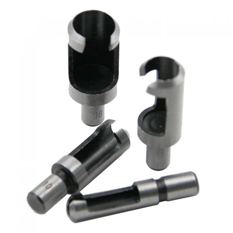 4Pcs Carbon Steel Hole Saw Woodworker Wood Plug Cutter Power Tools Hole Drilling Bits For Wooden Hole Wood Plug Cutting