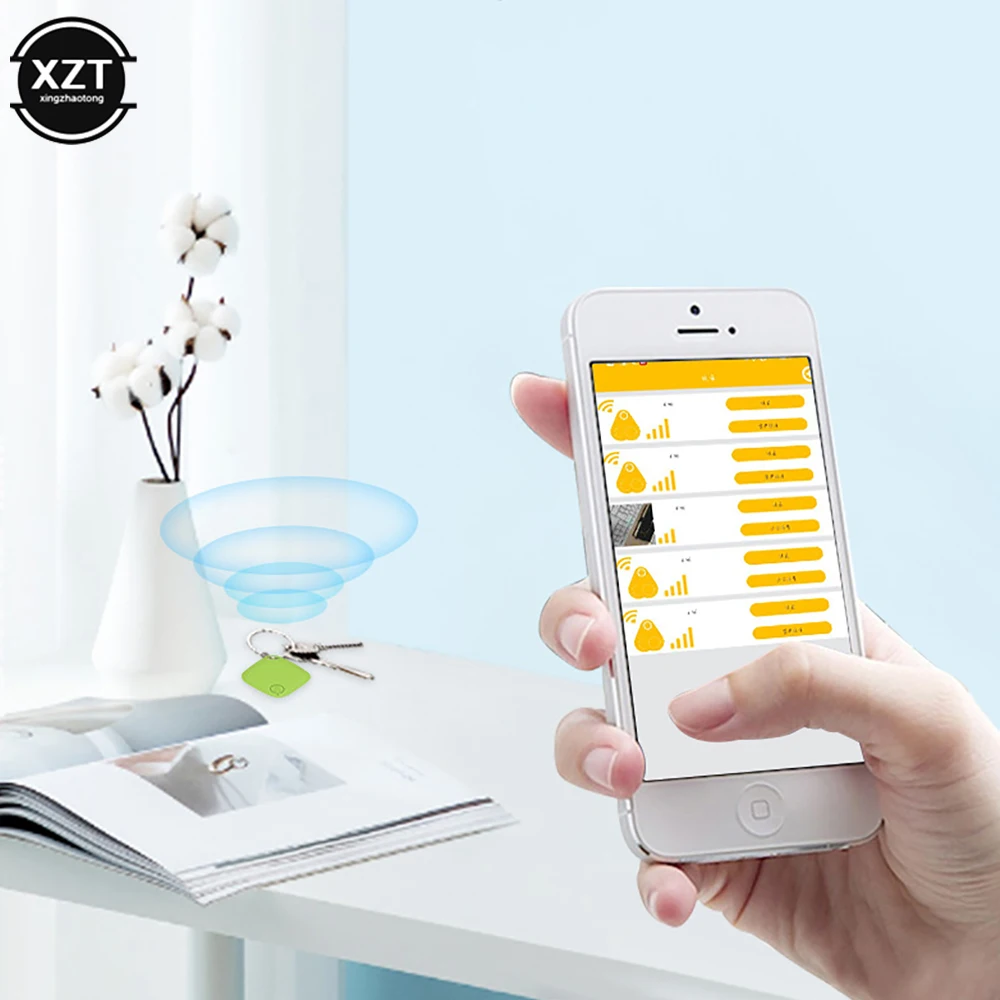 Mini Bluetooth - compatible Anti-loss Device Tracking Tag Alarm Key Wallet Pet Child Finder Search Positioning Tracker