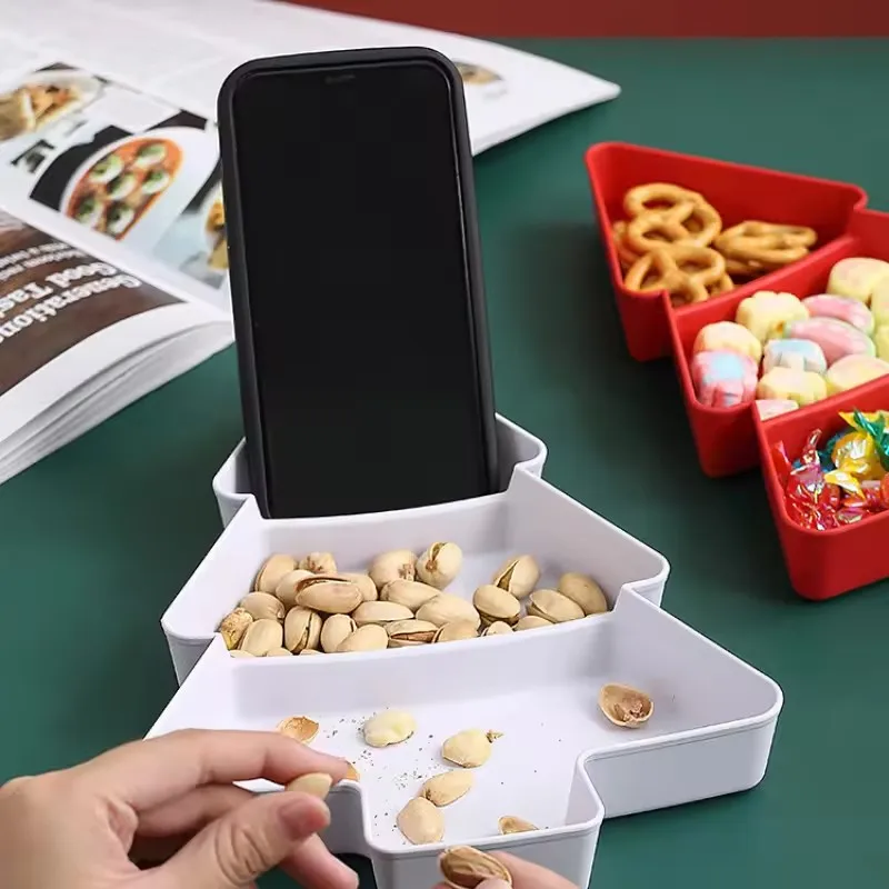 

Christmas Tree Fruit Candy Snacks Plate Merry Christmas Party Decorations For Home Navidad Noel Xmas Gifts Happy New Year