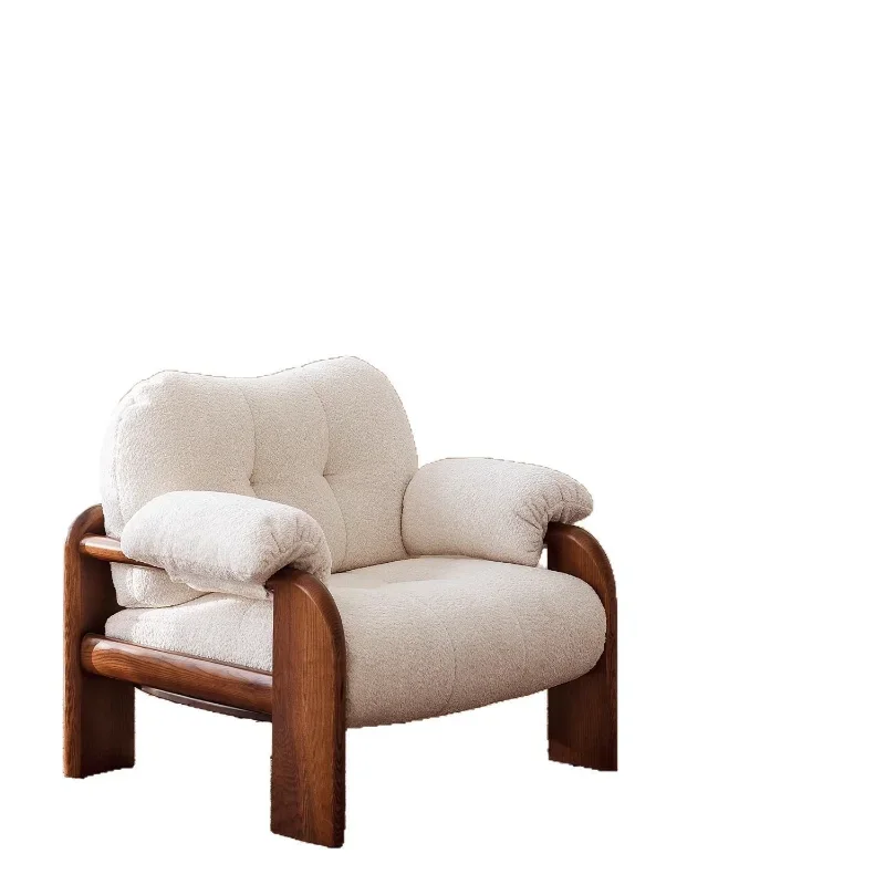 Household, retro design, medieval style, single sofa, homestay leisure chair