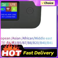 4G Portable MiFi Router with 3000mAh Battery & Type-C SIM Card Slot Wireless Router Car Portable WiFi Hotspot Mobile Pocket WiFi