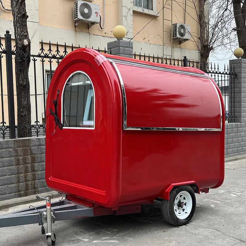 Electric Vending Food Truck Food Trailer Concession Trailer for Ice Cream Donut and Snack Service Mobile Business