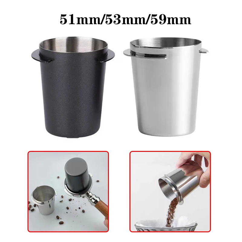 

Coffee Dosing Cup 51/53/58 MM Stainless Steel Coffee Dosing Cup Powder Feeder Part For Espresso Machine Coffeeware Accessories