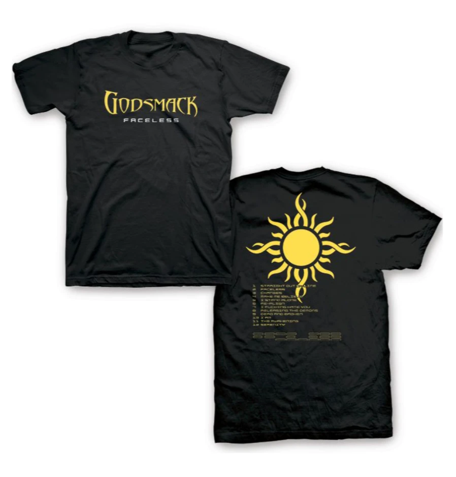 Camiseta GODSMACK Band, camiseta gráfica 100% algodón, ropa de calle de verano para hombres y mujeres