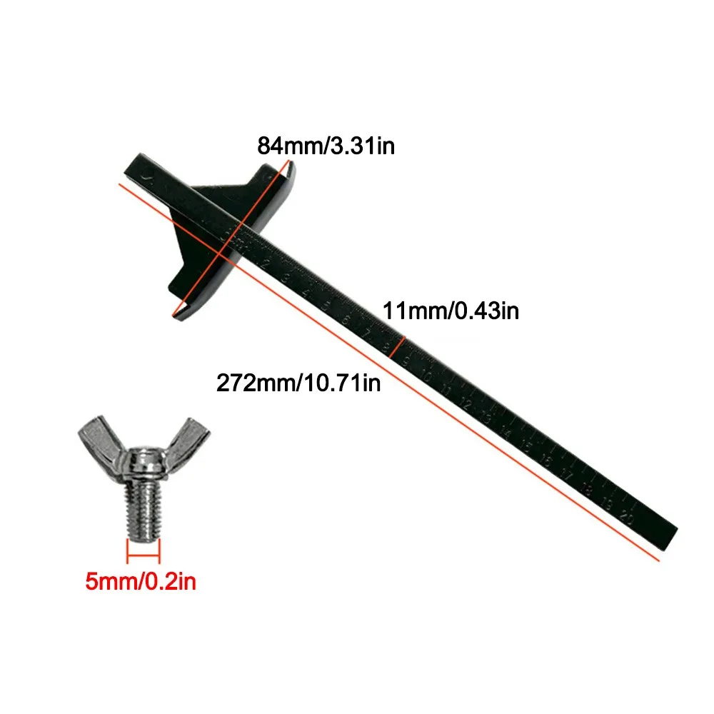 With Scale Circular Saw Guide Straight Edge Stainless Steel Positioning Calipers Universal Power Tool Guide Woodworking