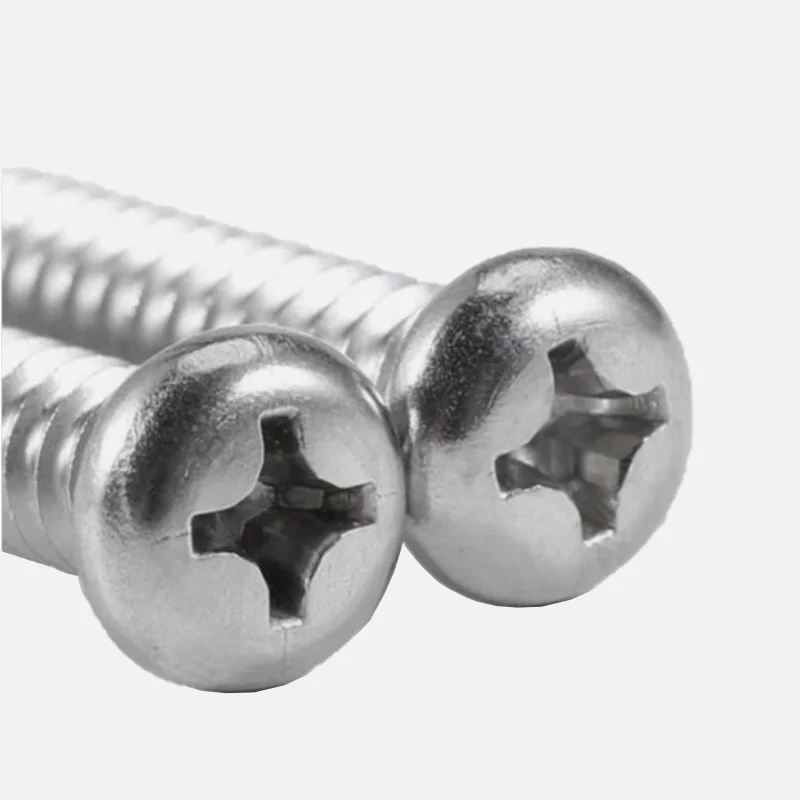 

5-100pcs Phillips Round Pan Head Self-tapping Wood Screw 316 Stainless Steel M2 M2.2 M2.6 M3 M3.5 M4 M5 M6 Length 4mm To 80mm