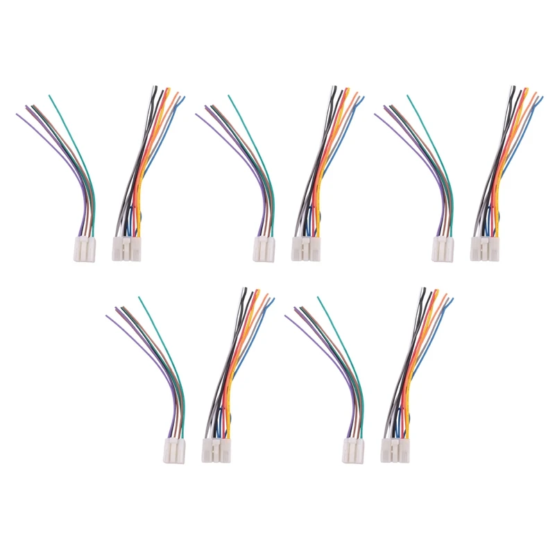 

Stereo Cd Player Wiring Harness For Toyota/Scion/Subaru Wire Adapter Aftermarket Radio Plugs 5 Pair Connector Cable