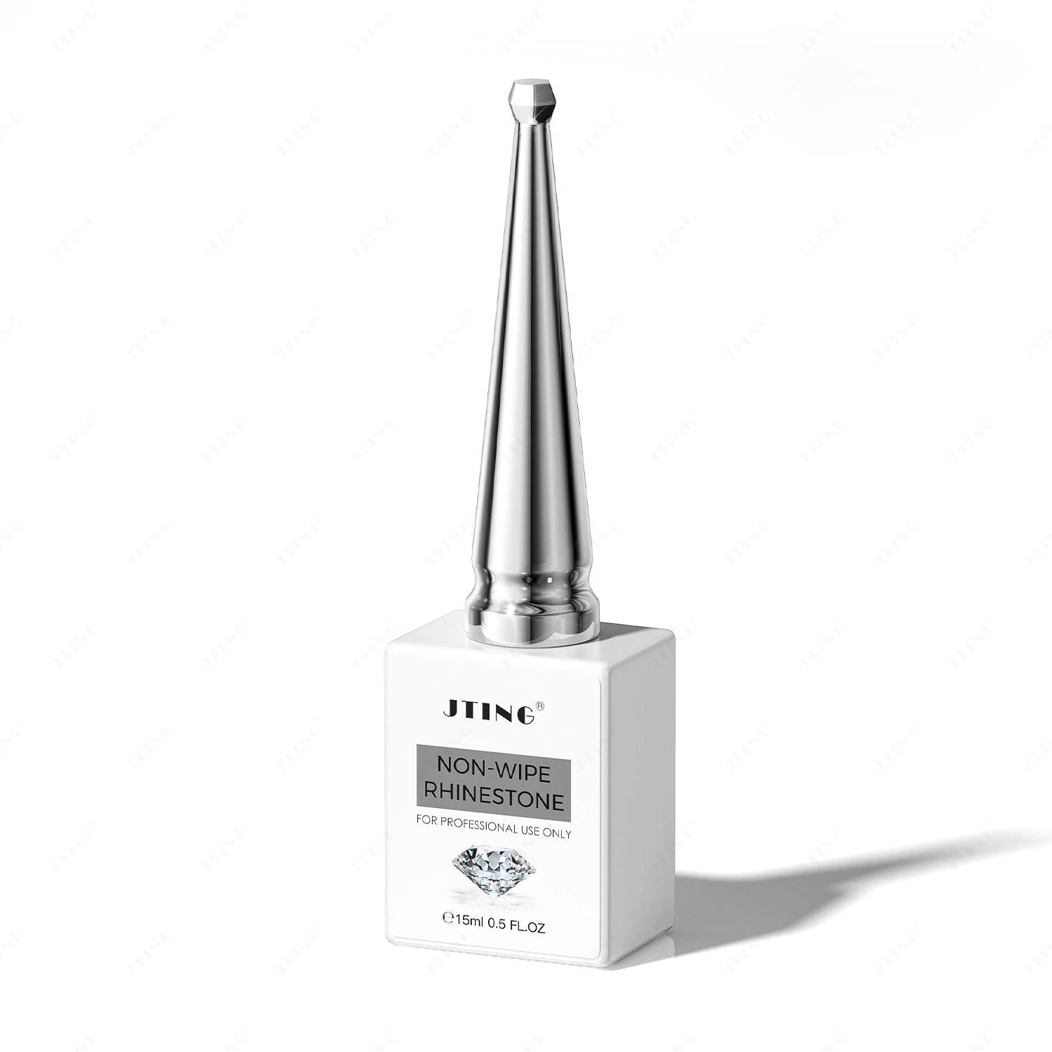 JTING 1個 3Dネイルアート ノンワイプ ラインストーンジェル 15ml クリアジェルポリッシュ ネイルサロン プロ用製品