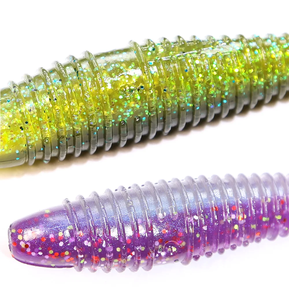 PEAK Weichköder 90mm 110mm Angelköder Shad Silikonköder T-Schwanz Wobbler Swimbait Künstlicher Weichköder – Detail 5