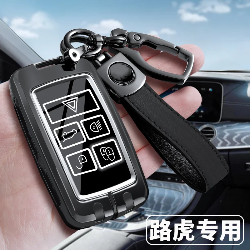 

Zinc Alloy Car Key Case Cover For Land Rover Range Rover Discovery 4/5 Sport Evoque L Velar Land Rover Defender Key Shell Buckle