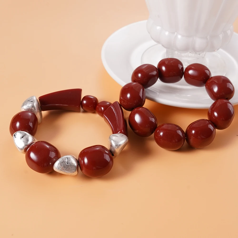 

Bohemian Ladies Elastic Rope Bracelet Fashionable Jewelry Accessory Unique Design Style 2025 New Arrival