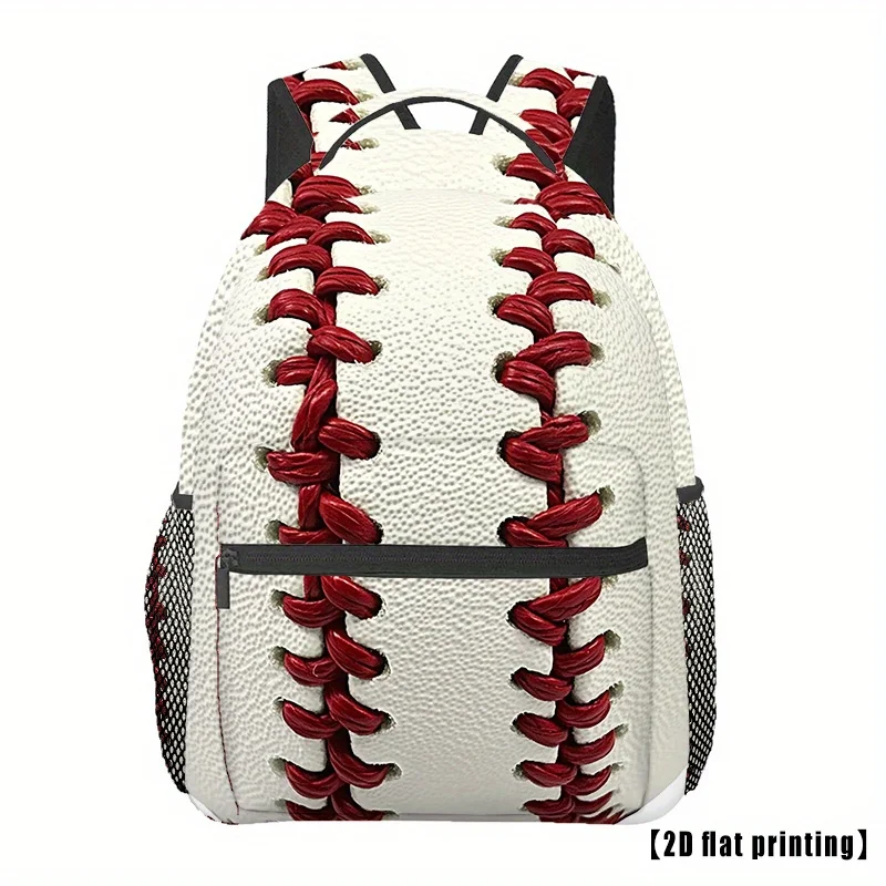 

High-Quality Baseballs with Red Stitching Fashion Backpack for Men And Women with Adjustable And Comfortable Shoulder Straps