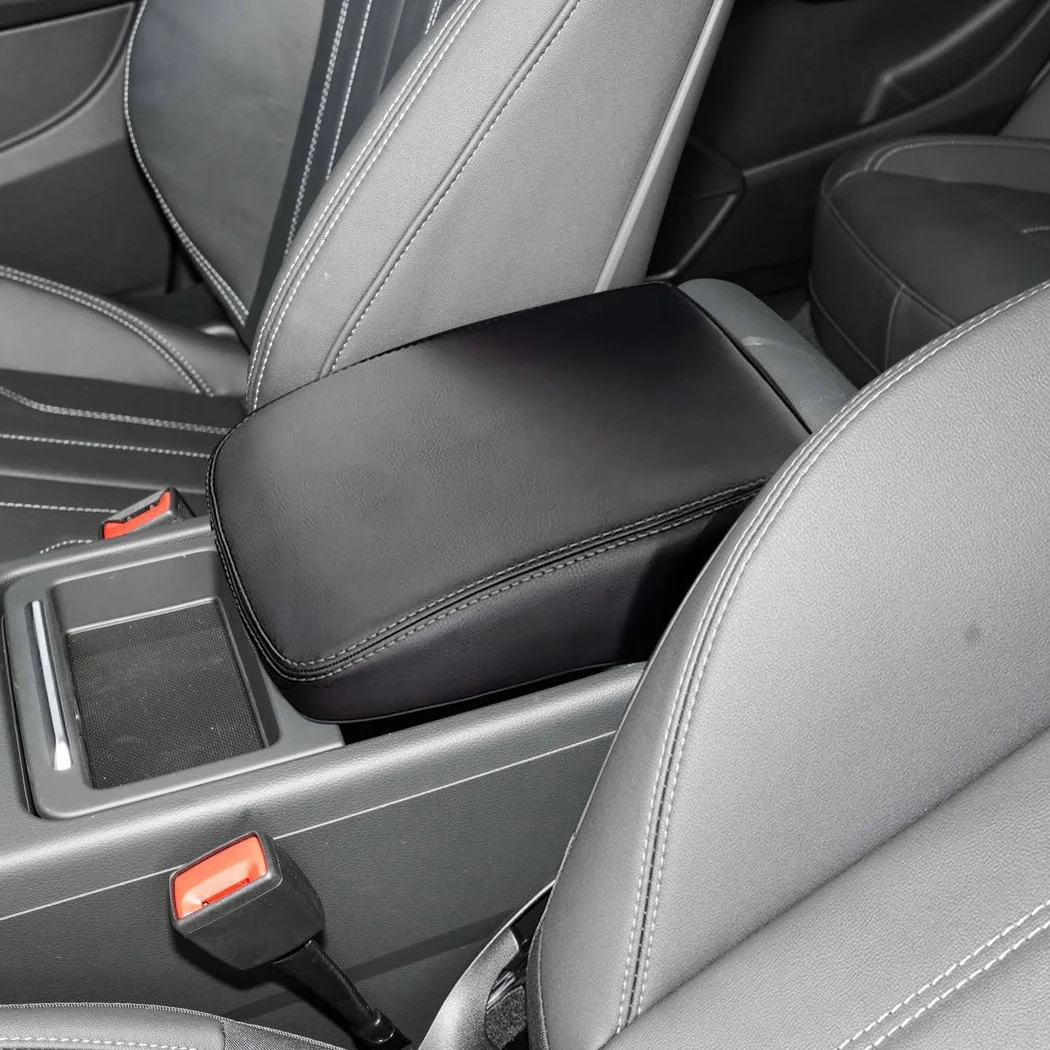 Suitable for 18-25 Audi Q5 Armrest Box Leather Cover, Armrest Box Cover Cover, No Need to Disassemble, Microfiber Leather