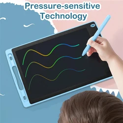 LCD Writing Tablet Pad Electronic Board and Notes For and Adults at Home and Office Middle Stylus (Blue)