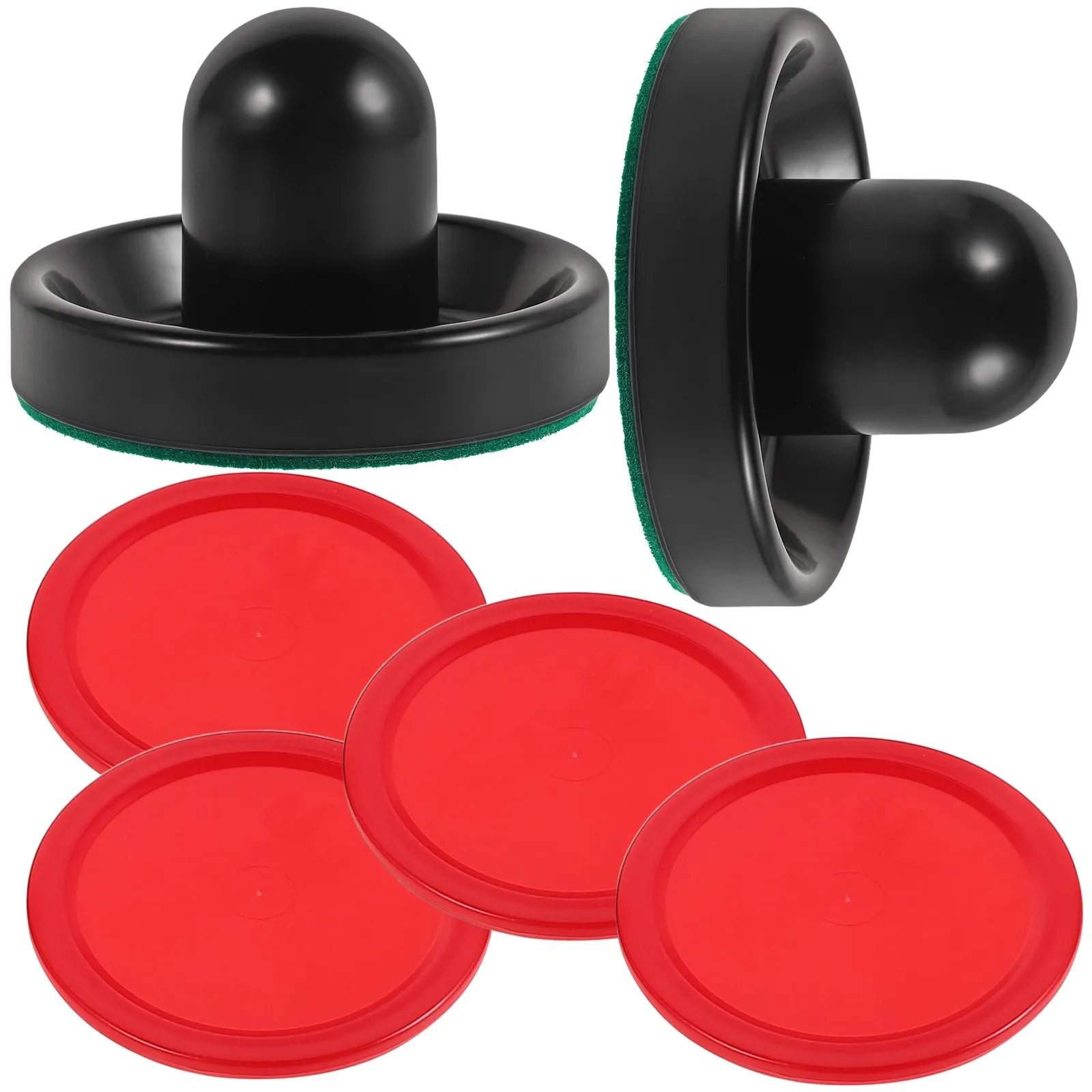 

Air Hockey Pushers and Pucks Set Easy Operation Replacement Accessories for Hockey Table Game for Adults Game Table