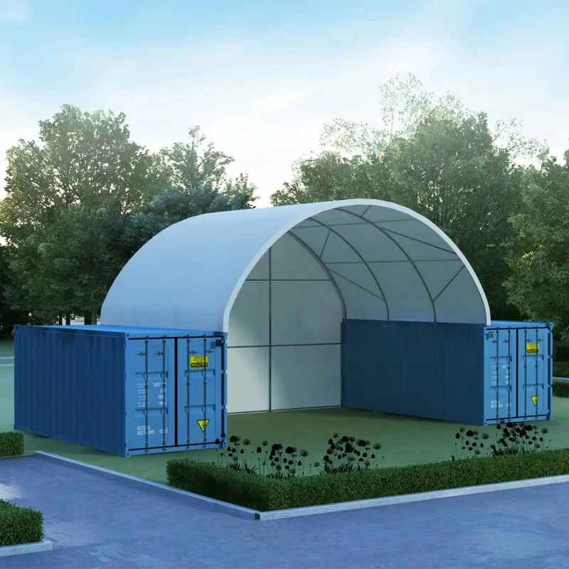 High Quality Waterproof Steel PVC Outdoor Container Storage Tent Durable Portable Storage Shelter for Garden Backyard
