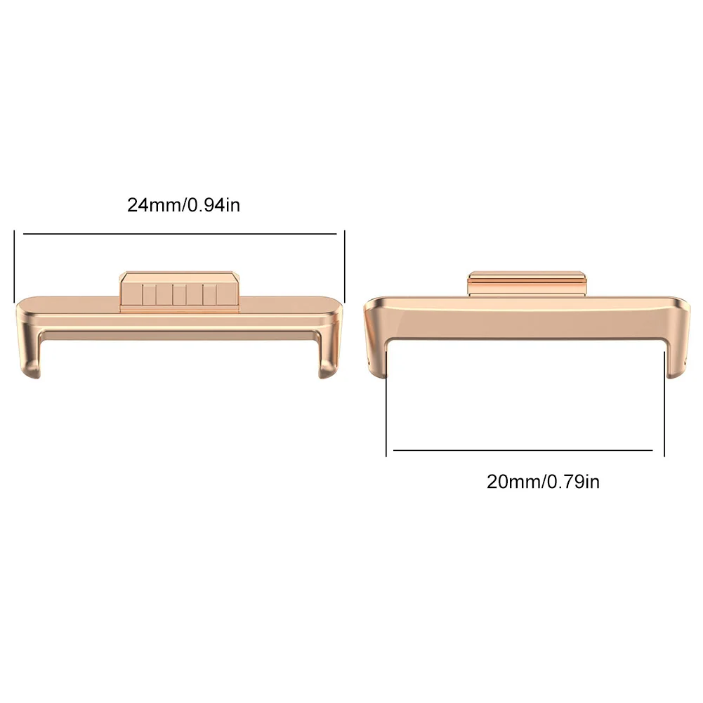 1pc Metallst ecker 20mm Uhren armband Stecker Adapter Edelstahl Smartwatch Adapter für Huawei Uhr fit 3 Smartwatch