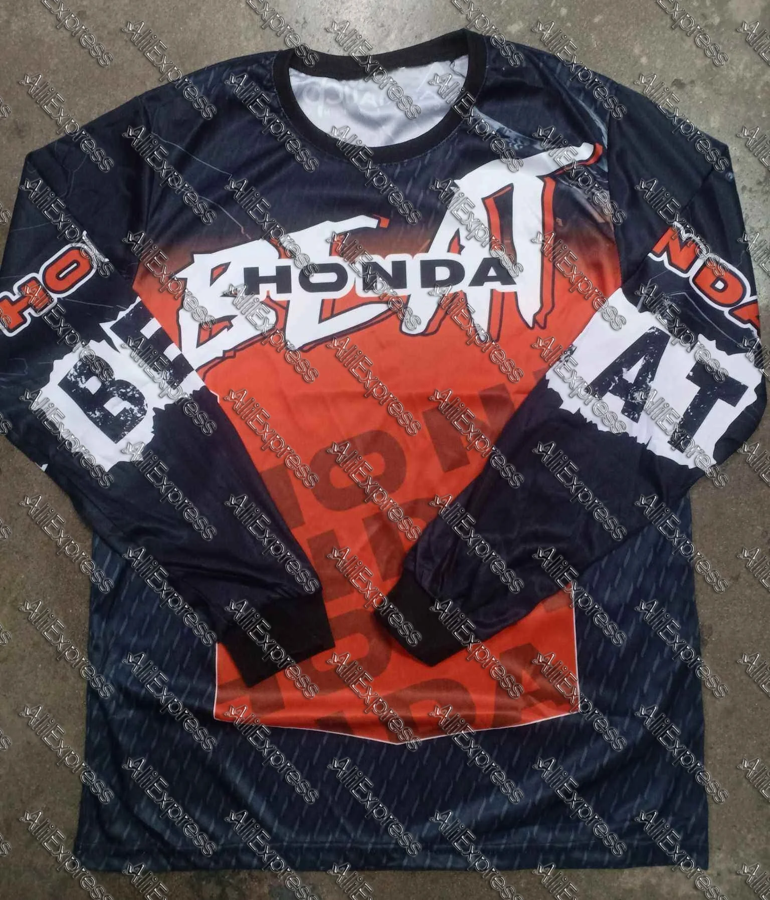 

Летняя мото-велосипедная футболка с длинными рукавами Honda, дышащий трикотаж для мотокросса, Honda BEAT с длинными рукавами, мотоЦИКЛЬНЫЙ трикотаж, футболки унисекс