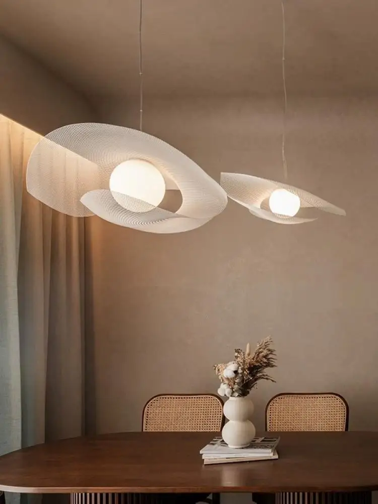 

Spanish art and creative round table restaurant chandelier living room study bar counter bedroom villa staircase lamp