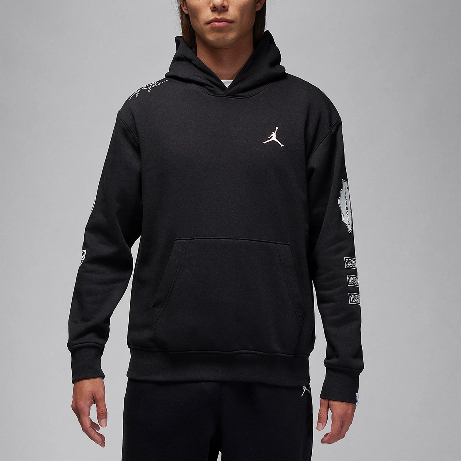 

Nike genuine JORDAN sport men's training fleece hooded sweatshirt FN4617-010