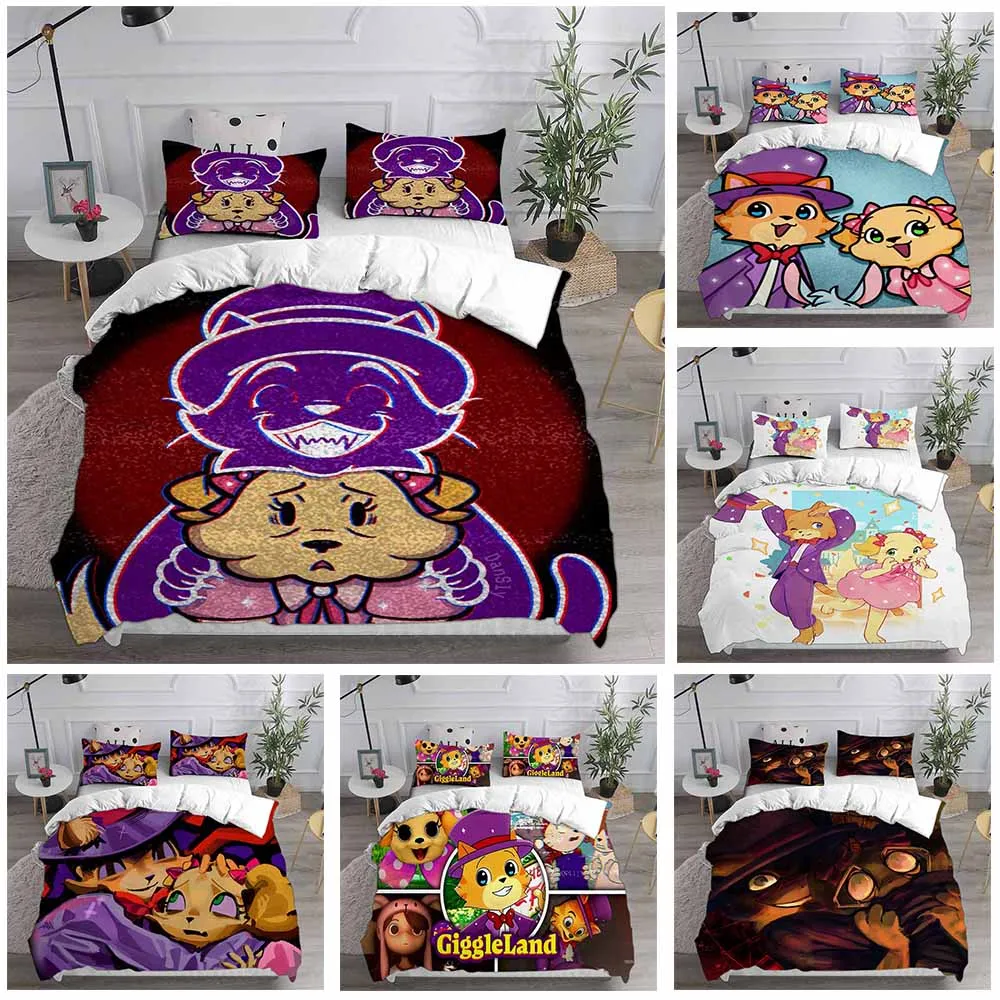 

Giggleland Bedding Sets EU Single Double Twin Comforter Quilt Bed Cover Duvet Cover Pillow Case 2-3 Pieces Sets Kids Adult Size