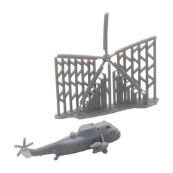 5Set Open Wing SH-3 Sea King Multipurpose Helicopter Model 1/2000 700 400 350 Scale Amphibious Antisubmarine Aircraft Resin Toys
