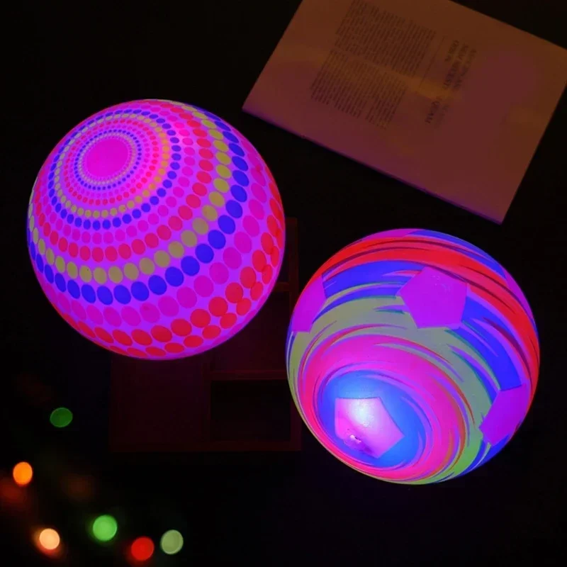 1PC Kids Creative-Luminous Toys-Flashing Jumping Bouncing Vibrating Ball Musical Dance Ball Interactive Toys Boys and Girls Gift